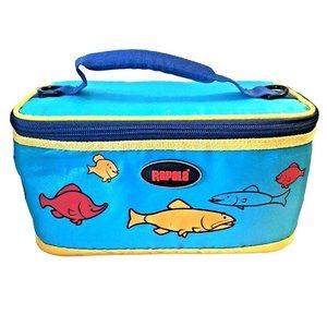 Rapala Kids Fishing Zippered Tackle Bag California Innovation Wipeable Insulated
